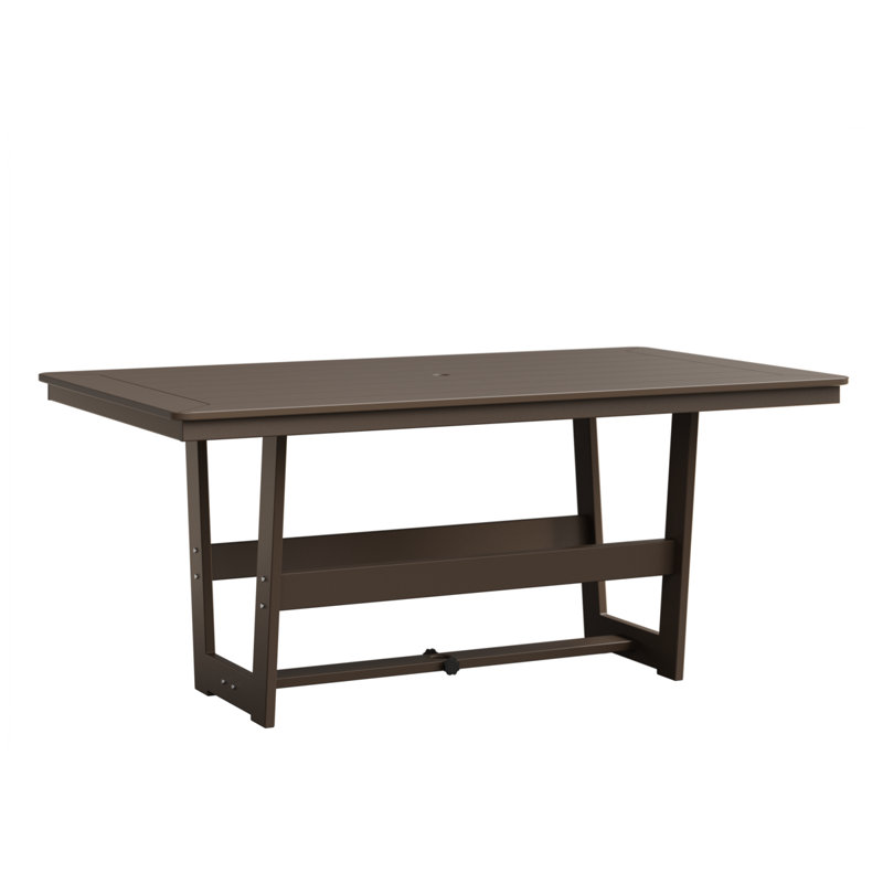Berlin Gardens Hudson 70″ Rectangular Dining Table, Clay