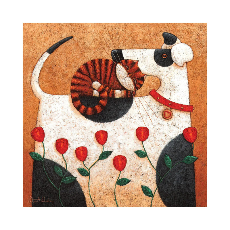 Circle Of Friends 1 Piece Wrapped Canvas Painting, 30.48 cm H x 30.48 cm W