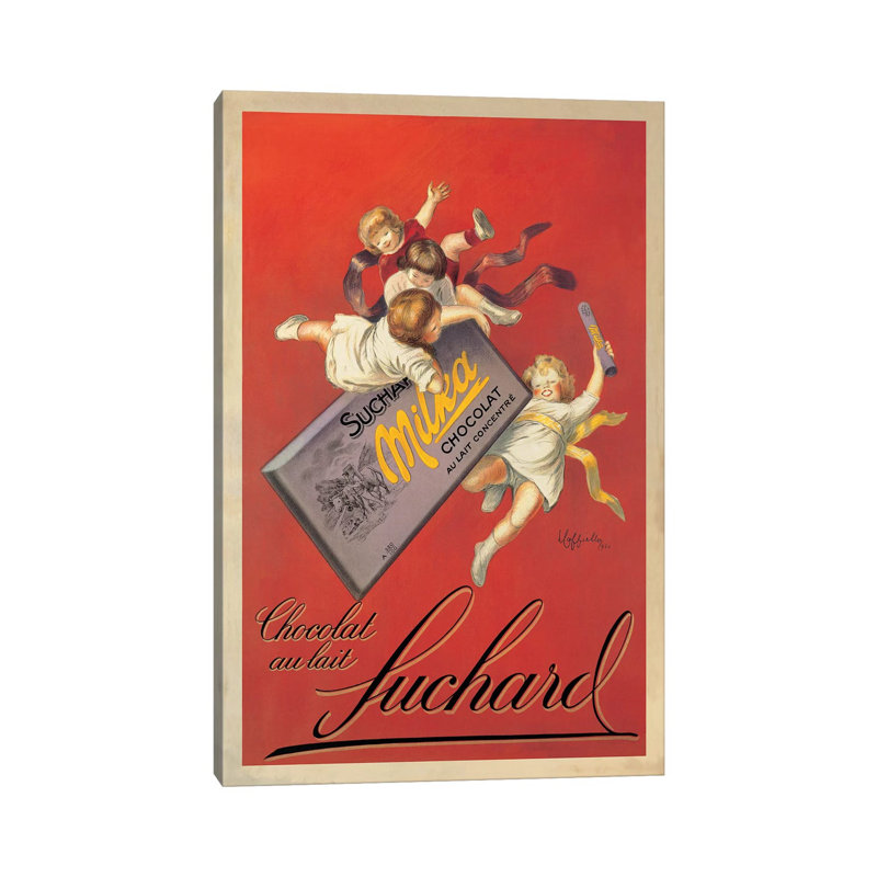 Chocolat Suchard by Leonetto Cappiello - Wrapped Canvas Print, 20.32 cm H x 30.48 cm W