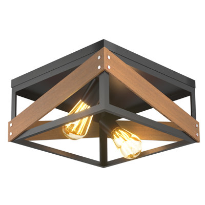 Wood Flush Mount