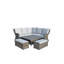 Lyons 6 - Person Wicker Patio Dining Set with Square Table , Cushions Included