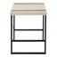 Bureau d'ordinateur, bureau personnel, ordinateur portable, L 48 po, travail, stratifié, métal noir, contemporain, moderne-1330795085