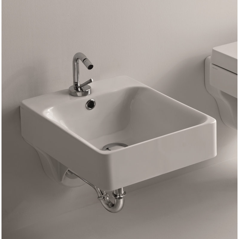 Cento Ceramic 12.2" Wall Mounted Bidet