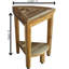 Banc de douche en teck EcoDecors, EarthyTeak, l 16 po