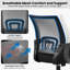 Ergonomic Mesh Task Chair with Adjustable Lumbar Support-1288159821