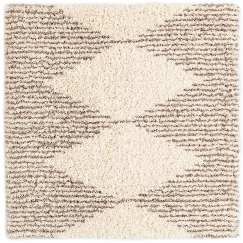 Tarquinio Rug, Ivory, Square 8'