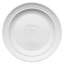 Ceramic Dinnerware White 9.69" Dinner Plate, Set of 4