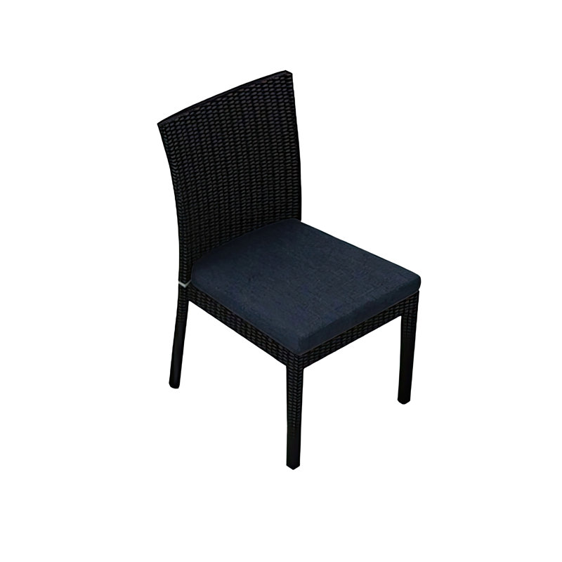 Urbana Outdoor Dining Side Chair, Spectrum Indigo Sunbrella®