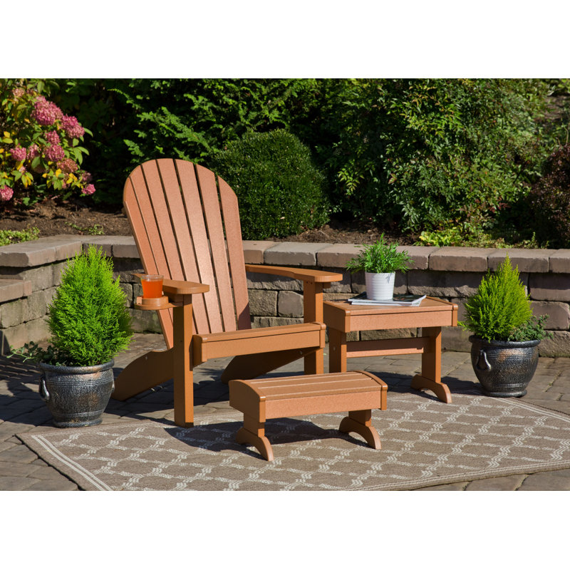 Aatikah Outdoor Adirondack Chair, Cedar
