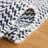 Vermont Hand Woven Cotton/Wool Abstract Rug in Navy/Ivory-1016576662