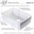 23.375'' L Single Bowl Fireclay Kitchen Sink-9079425