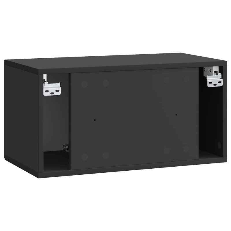 TV Stand, 30cm H x 59.5cm L x 31cm W, Black