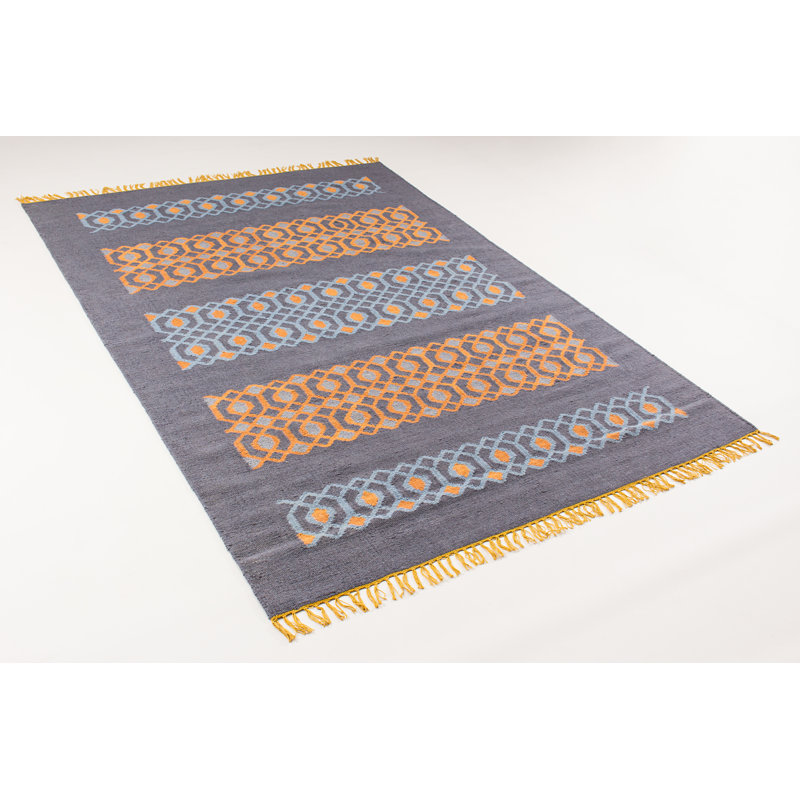 Tulane Geometric Hand Woven Area Rug, Rectangle 200 x 290cm