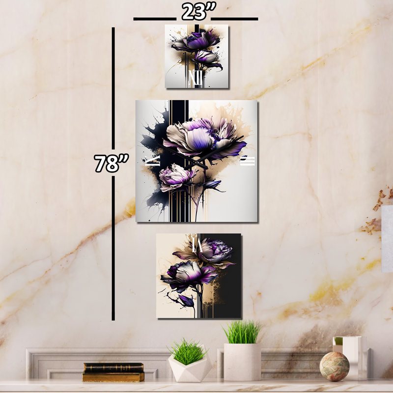 Sarabelle Metal Wall Clock