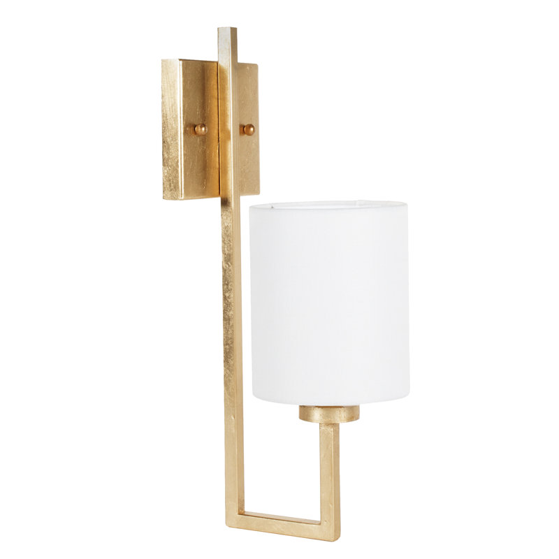 Beckham 1 - Light Armed Sconce, Gold Leaf