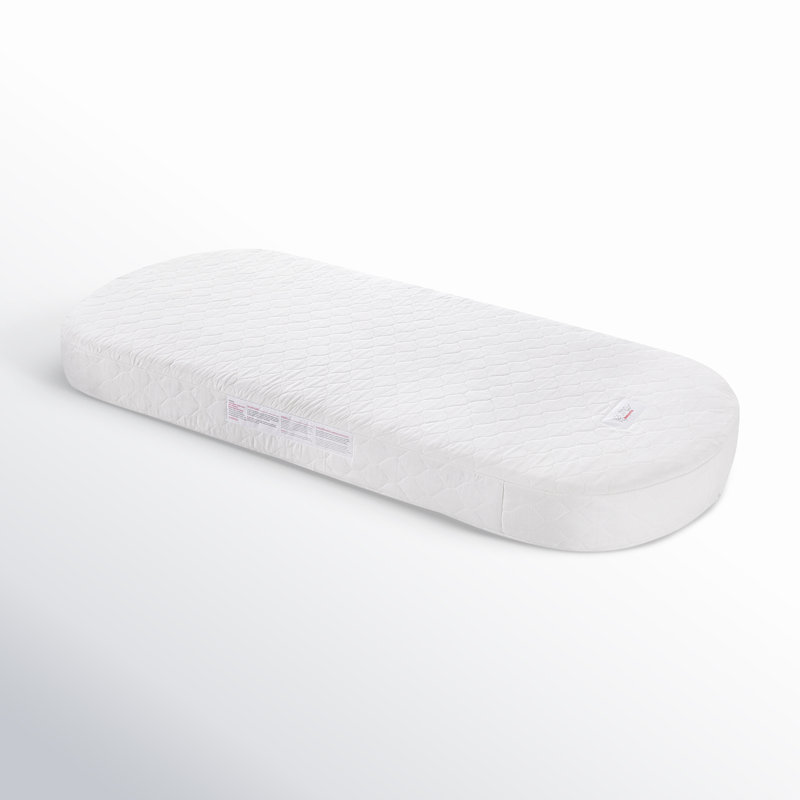 matelas de lit de bébé ovale non toxique de base pure core 4,25 po Hula
