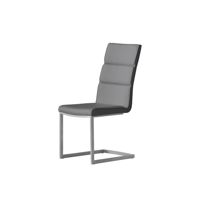 Chaise d'appoint rembourrée Duomo, Gris