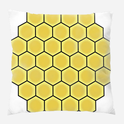 Honeycomb Throw Pillow