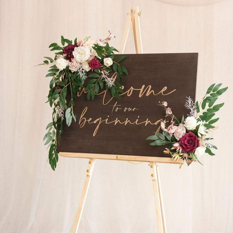 Artificial Wedding Arch Flowers Swag Kit