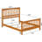 Brooklyn Foundation Bed with Matching Footboard-1043198806-1043198804