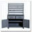 64.9'' H Large Patio Kitchen Island Solid Wood Kitchen Cart-125084775