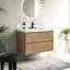 Meuble-lavabo moderne avec design flottant et lavabo en pierre artificielle-866396768-866396799