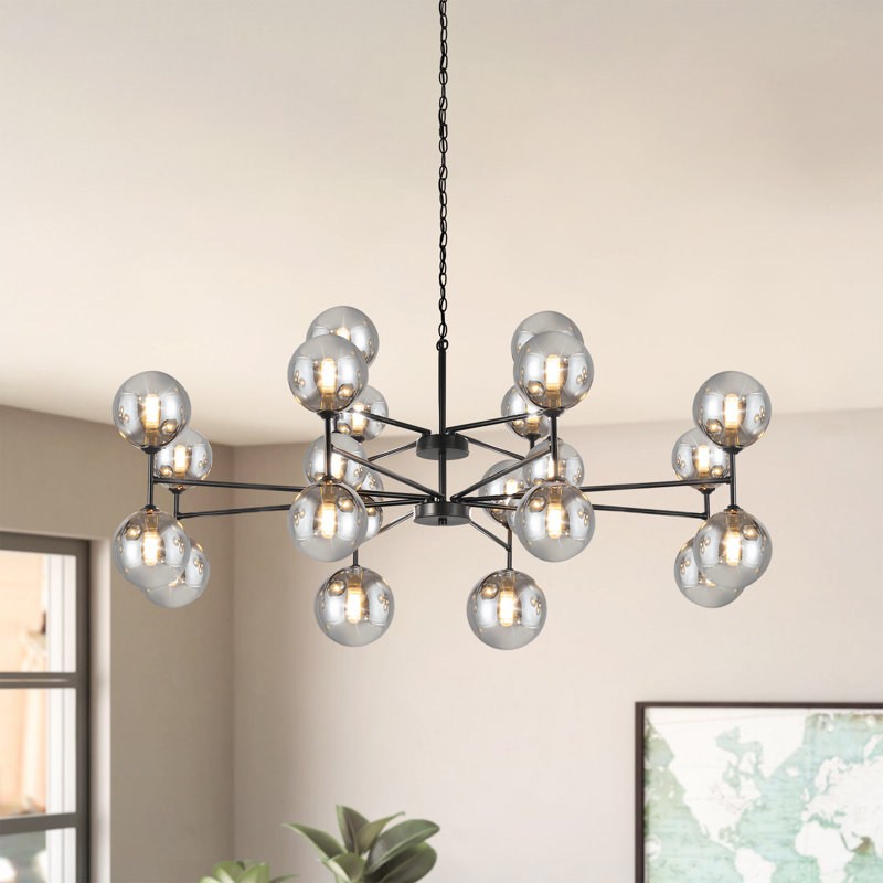 24-light Sputnik Chandelier Bubble Chandelier Dining Room Chandelier Island Light For Kitchen