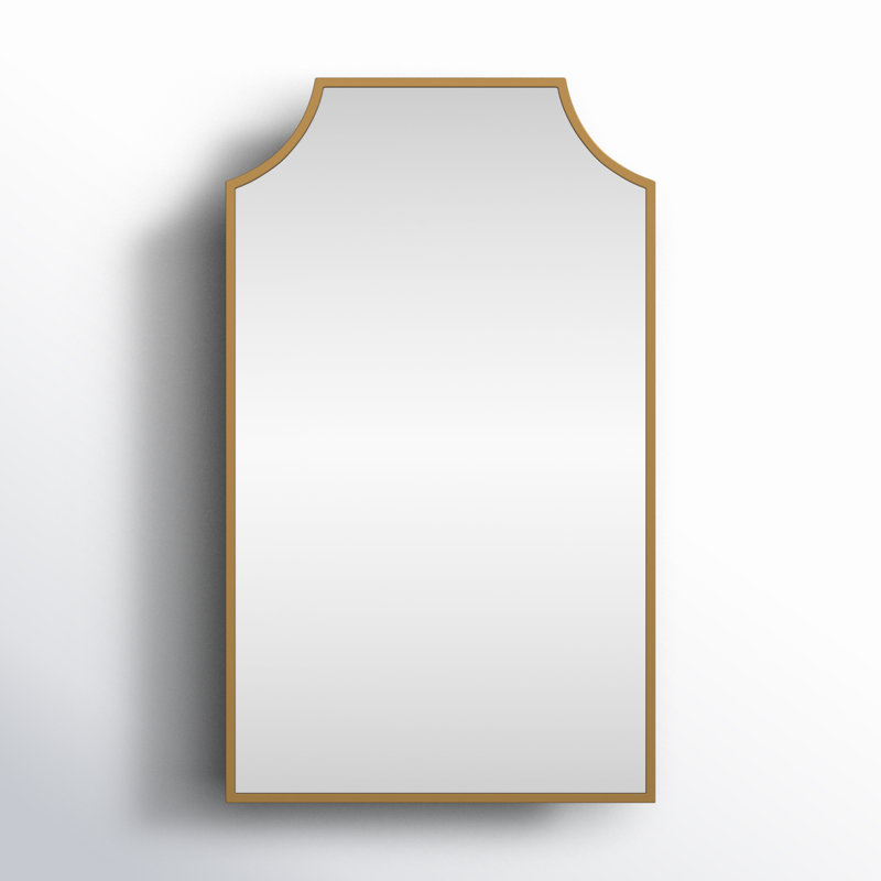 Simone Gold Metal Recess and Surface Mount Medicine Cabinet