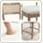 26" Sherpa White Counter Height Bar Stools Set Of 2-124915263