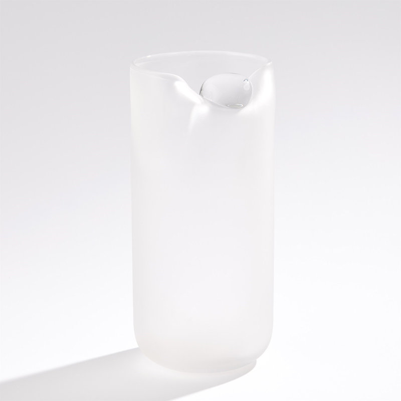 Poise Vase, 12.75" H x 5.75" W x 5.75" D, White