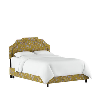 Lit plateforme tapissier Edmondson