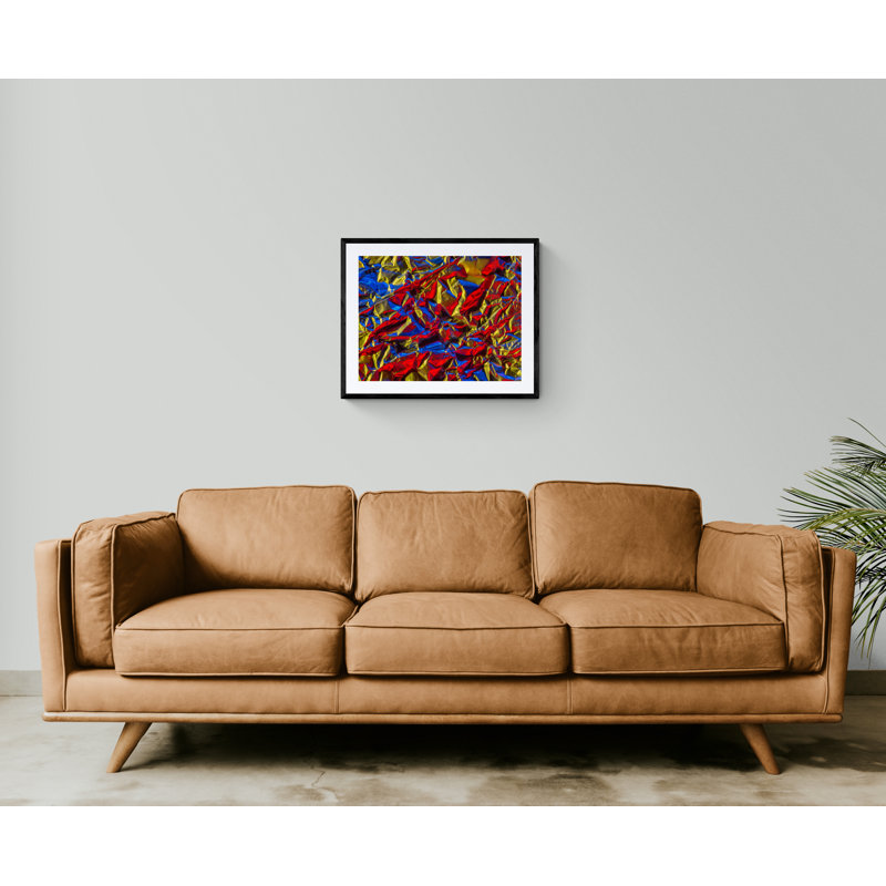 Aluminium Foil Print by Philippe Monthoux, Black Framed Paper, 25.25" H x 31.25" W
