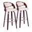Tabouret de bar pivotant 29,5 po Lakyia