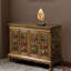 Solid Wood Accent Cabinet