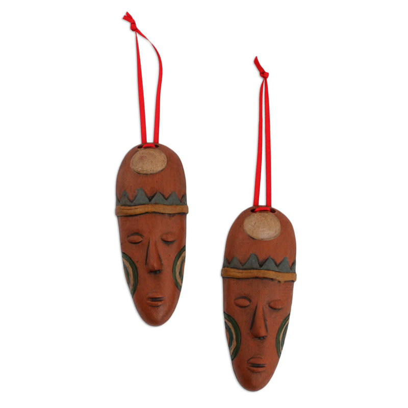 Ornement figurine suspendu de masque charmant