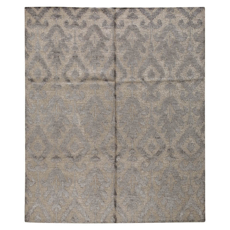 Tapis rectangulaire noué à la main