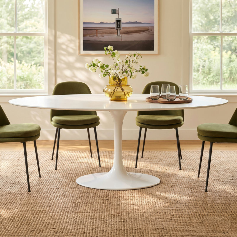 Flow Oval Dining Table