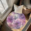 Tapis tressé irisé lilas-1304615046