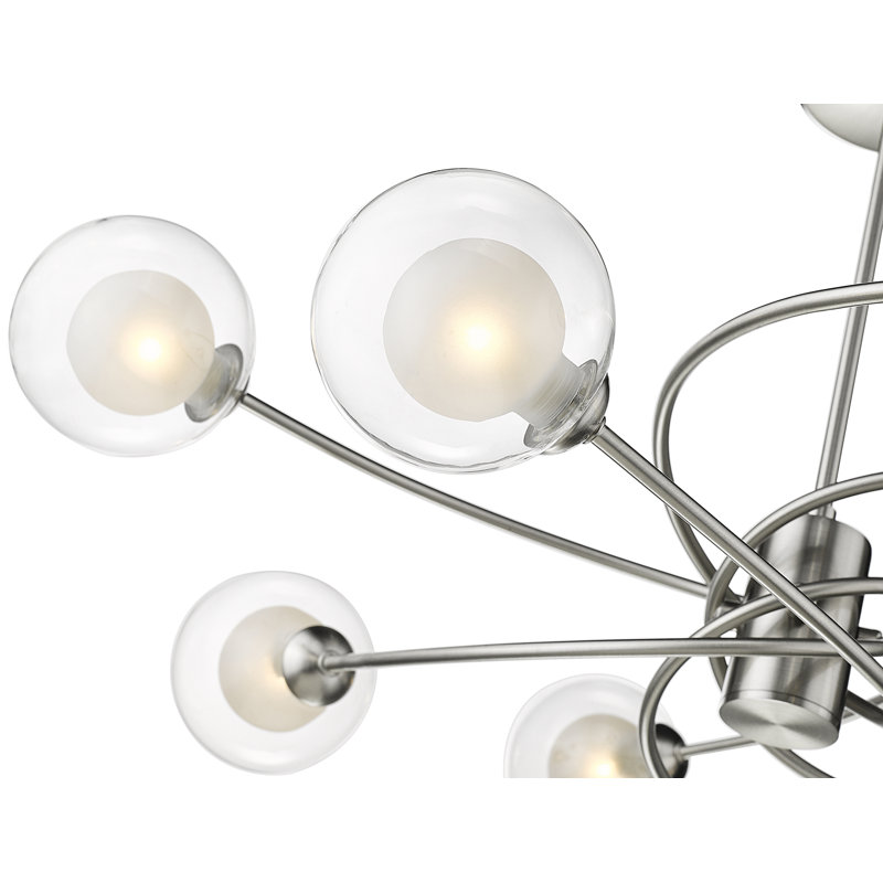 Joellen Glass Semi Flush Mount