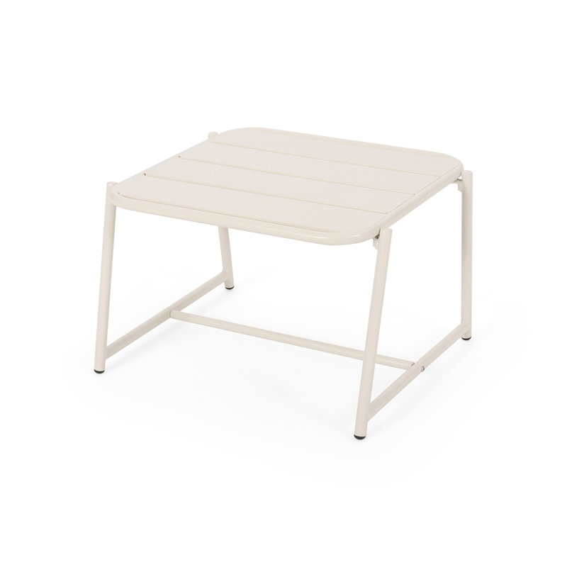 CONRAD SIDE TABLE, Matte White