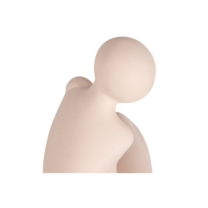 People Figurines & Sculptures, Pink, 27cm H x 19cm W x 18cm D