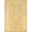 Oushak Hand Knotted Wool Oriental Area Rug in Green / Beige-844514760