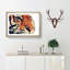 Geometric Tiger in Abstract - Framed Print-55726924-55726925