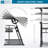 Cowen Adjustable Metal Base Drafting Table-10469278