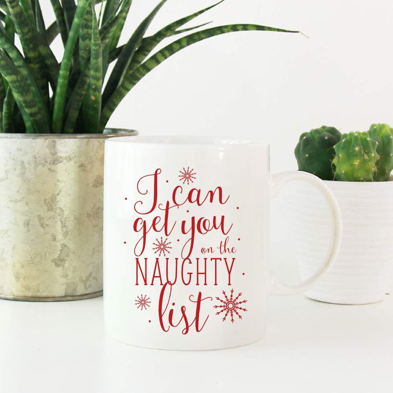 Vous pouvez vous mettre sur la liste naughty tasse à café Rubin