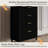 4 DRAWERS CHEST IN BLACK-74904148