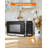 Commercial Chef 0.9 Cubic Feet 900 Watt Countertop Microwave