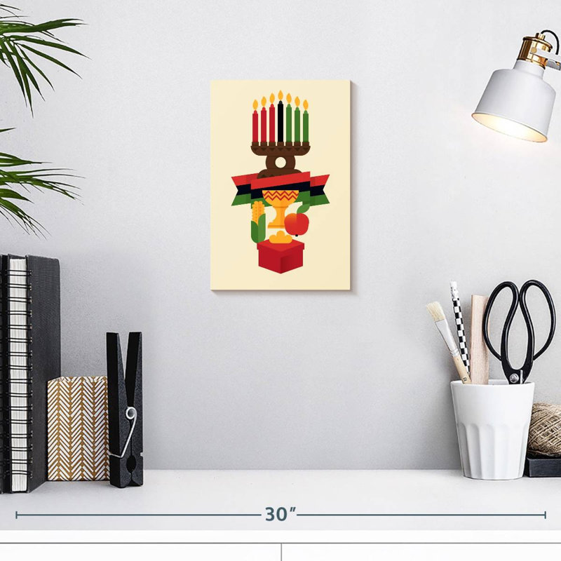 Célébration du Kwanzaa africain Lelend, H 12 po x l 8 po