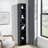8-Tier Media Tower Rack, CD DVD Slim Storage Cabinet With Adjustable Shelves, Tall Narrow Bookcase Display Bookshelf For Home Office,Multi-Functional Double-Decker Bookcase (Bookshelf)-1583010203