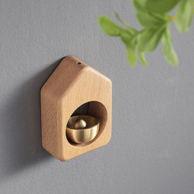 Carillon de maison en forme de maison avec ventouse magnétique